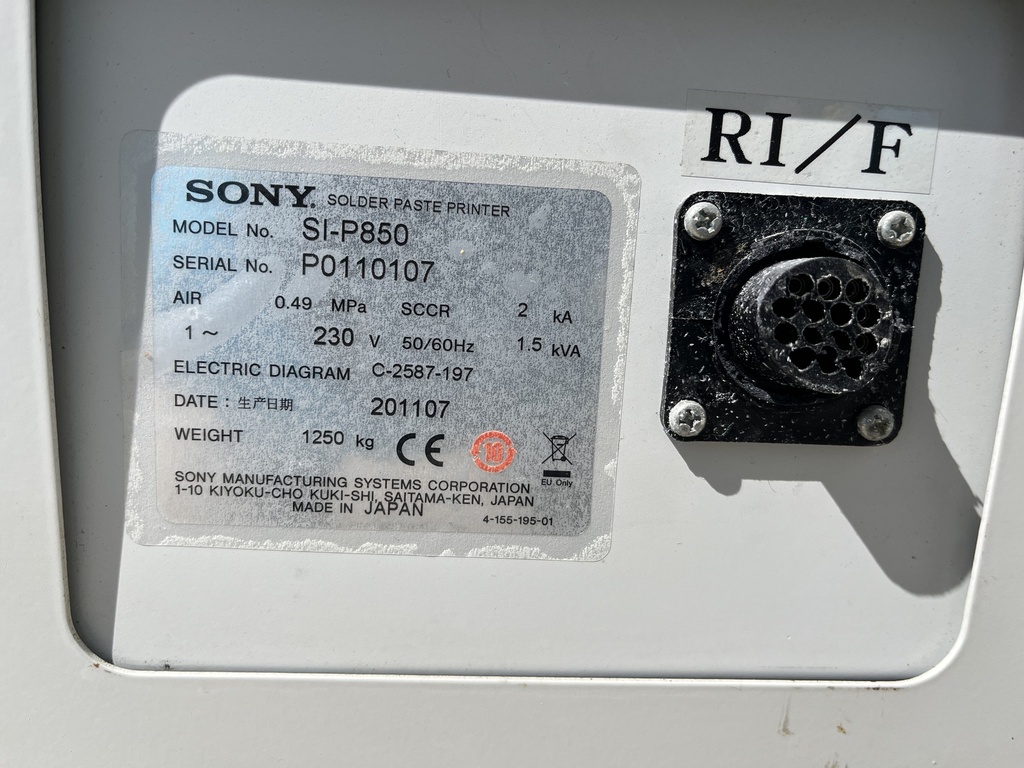 Sony SPI-850 SMT P0110107