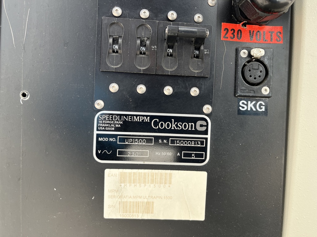 MPM UP 1500 SPEEDLINE SCREEN P SMT 15000813