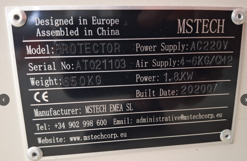 Protector Full Coating Machine MSTECH AT021103