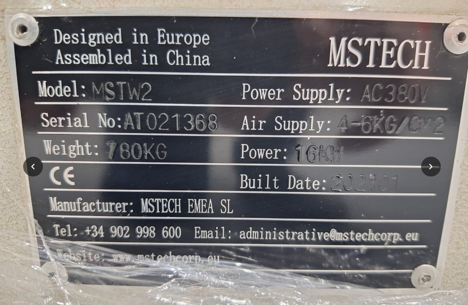 Lead Free Wave Soldering Machine Model: W2 MSTECH AT021368