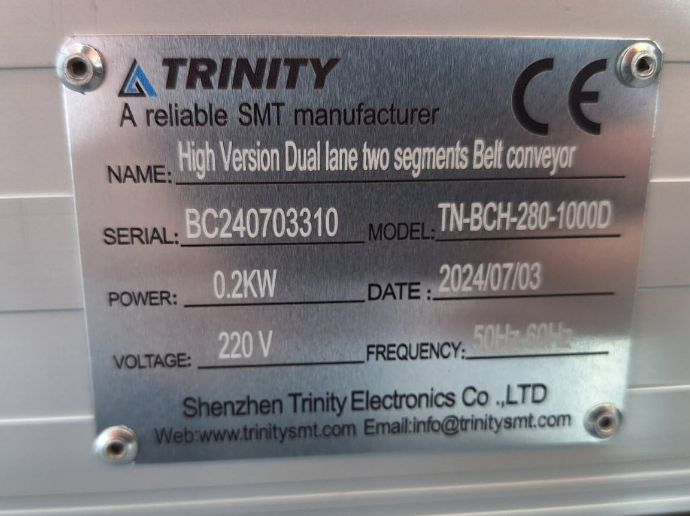 1000mm High Version Dual lane tw segments Belt conveyor MSTECH BC240703310