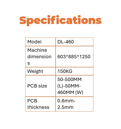 Bare Board Handling DL-460 SMT
