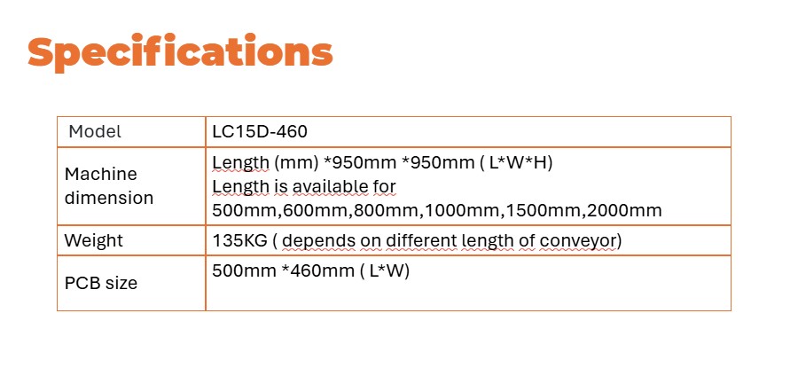 Conveyor LC15D-460 SMT