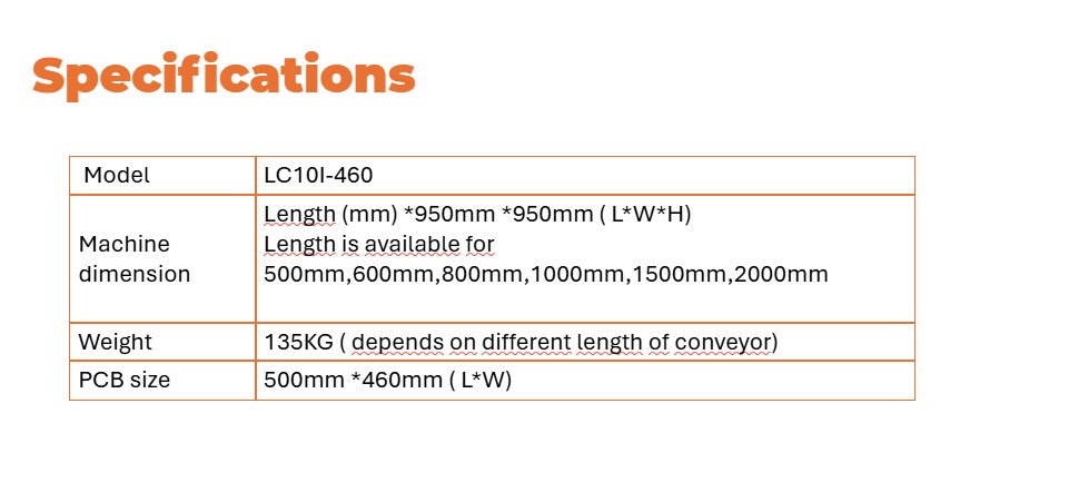 Inspection Conveyor LC10-460 SMT