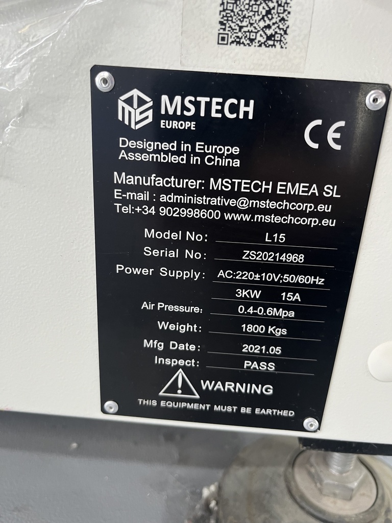 Automatic Solder Paste Printer Mod. L1500 SMT ZS20214968