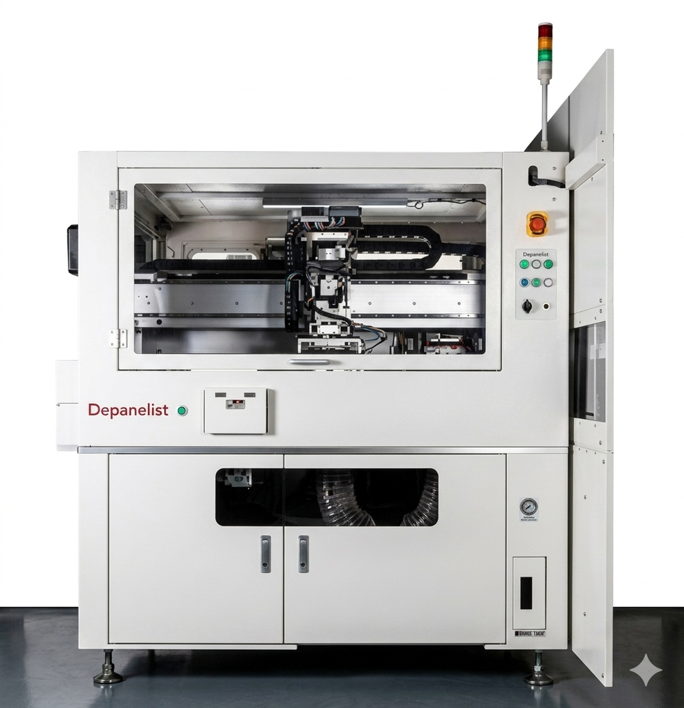 PCB Depaneling Router in-line model: iDPL-S / 1 head (Single table) SMT RIS1-130307-01